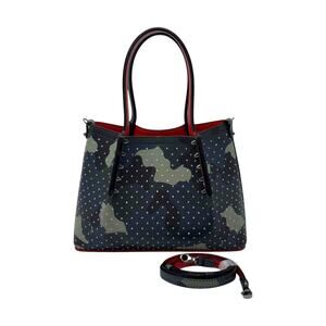 Christian Louboutin Camouflage Studded Cabarock Tote Multicolor